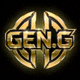 GEN.G战队Logo - 金色与黑色风格